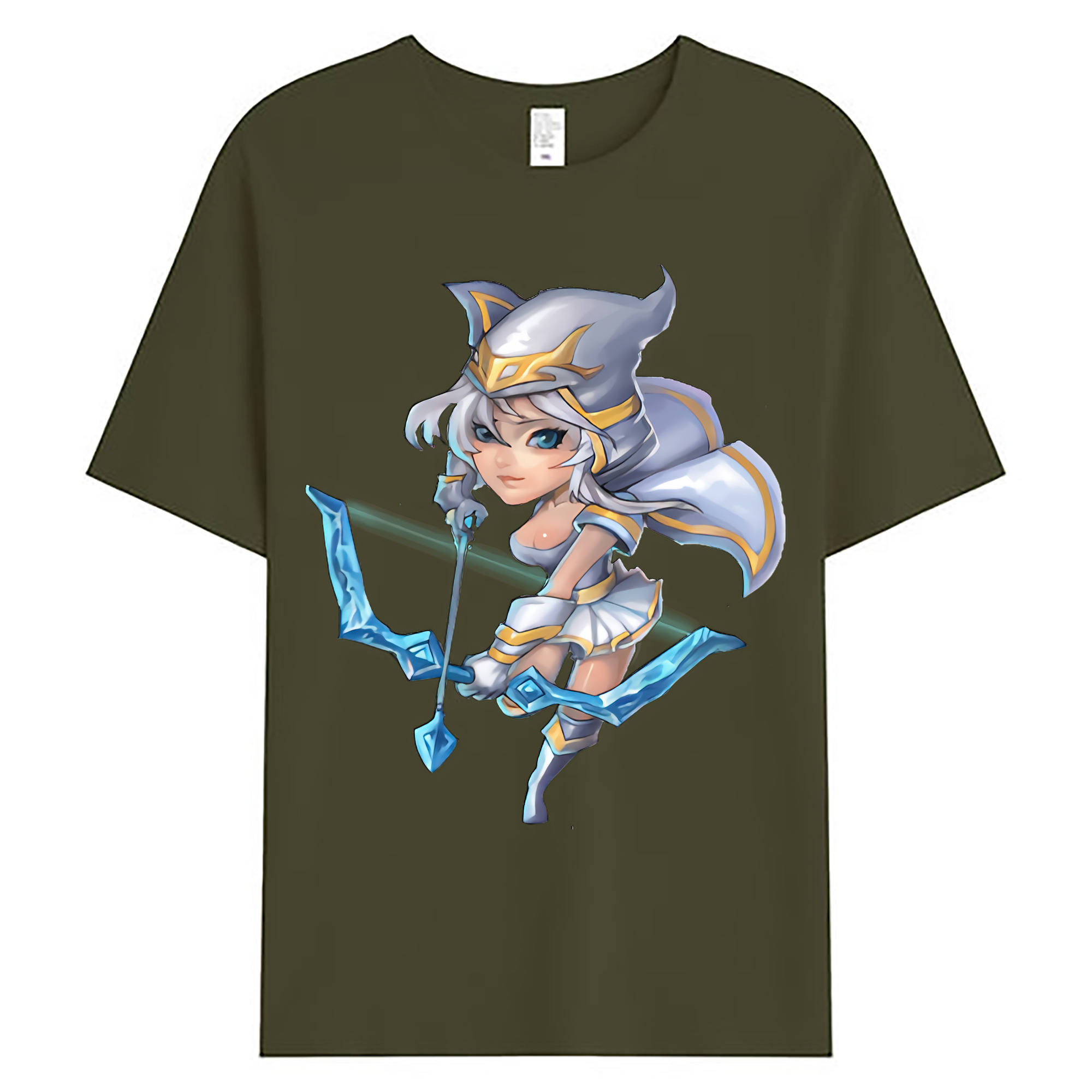 （画像用） リーグ・オブ・レジェンド League of Legends LOL 綿100％ メンズ半袖Tシャツ｜肌触りやわらか＆通気性